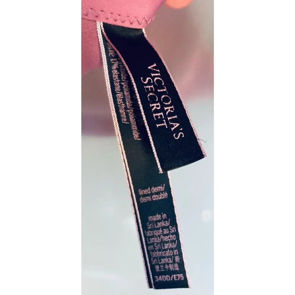 Victoria's Secret Bra 34DD Lined Demi